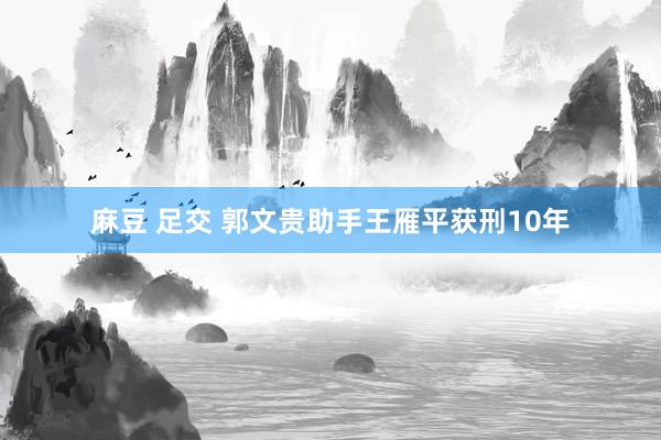 麻豆 足交 郭文贵助手王雁平获刑10年