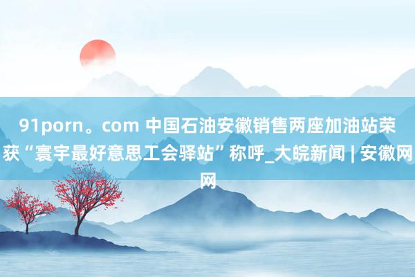 91porn。com 中国石油安徽销售两座加油站荣获“寰宇最好意思工会驿站”称呼_大皖新闻 | 安徽网