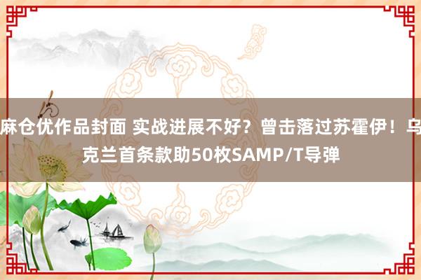 麻仓优作品封面 实战进展不好？曾击落过苏霍伊！乌克兰首条款助50枚SAMP/T导弹