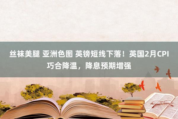 丝袜美腿 亚洲色图 英镑短线下落！英国2月CPI巧合降温，降息预期增强