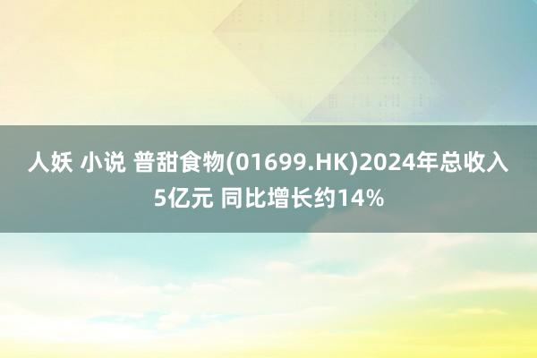 人妖 小说 普甜食物(01699.HK)2024年总收入5亿元 同比增长约14%