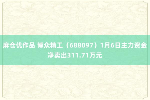 麻仓优作品 博众精工（688097）1月6日主力资金净卖出311.71万元