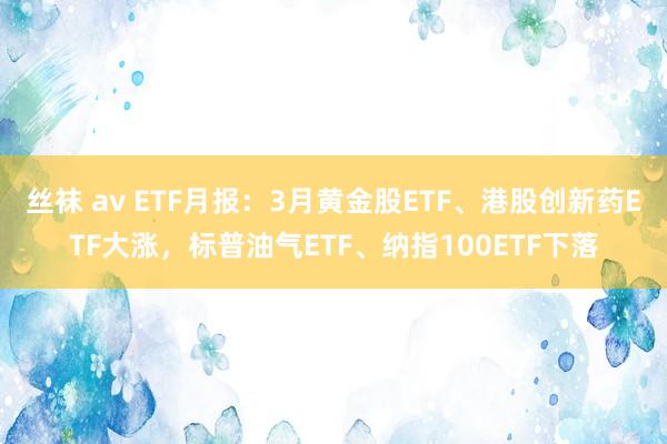 丝袜 av ETF月报：3月黄金股ETF、港股创新药ETF大涨，标普油气ETF、纳指100ETF下落