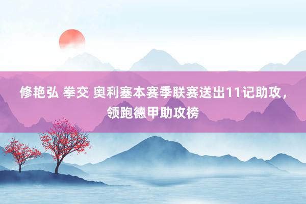 修艳弘 拳交 奥利塞本赛季联赛送出11记助攻，领跑德甲助攻榜
